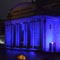White Light Turns Central Hall Westminster Blue as Part of UN Day
