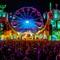 ADJ Hydro Profiles Used to Illuminate Working Ferris Wheel Built into Festival Stage Set