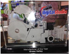 Grass Valley Wins Highly Commended Manufacturer of the Year at Digital Studio Awards at CABSAT 2014