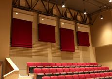 Daktronics Delivers Acoustical  Banner Hoists to Anderson  University in Indiana