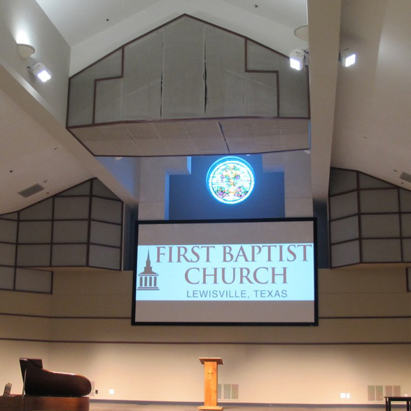 GDS Pro Range ArcSystem LED Fixtures Featured in Lewisville, Texas First Baptist Church