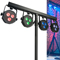 ADJ's Portable Mega TRI38 Sys with Wireless Foot Control is an All-In-One LED Color Wash System