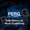 PERG Releases Safe Return to Work Guidelines