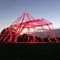 Fineline Lighting Creates Light It In Red Message on Pyramid Stage with Chauvet Professional